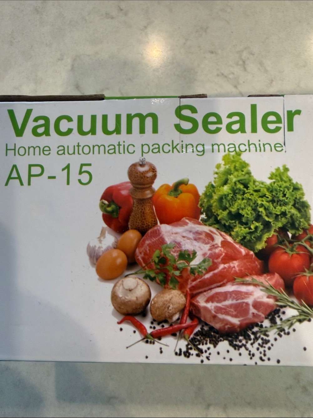 Source Unknown Vacuum Sealer AP-15 - Green and White Packaging